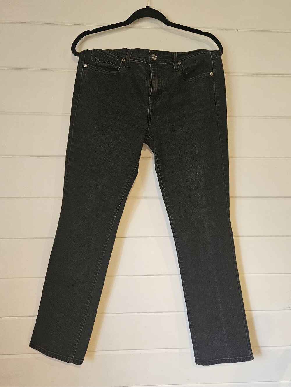 Levi's Black Straight-Leg 505® Jeans (6M)